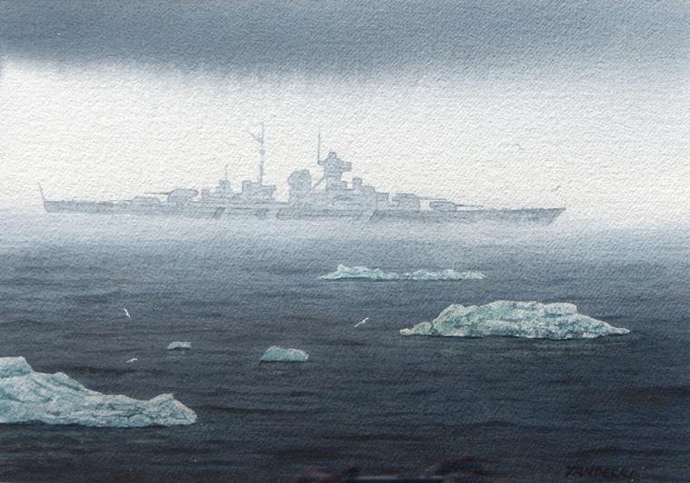 BISMARK in Norway Waters, 1941 - Robert Tandecki