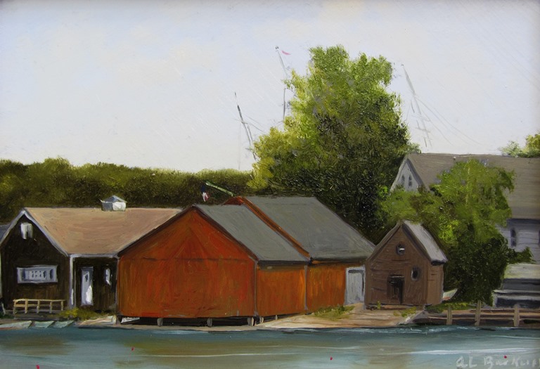 Al Barker - Seaport Scene