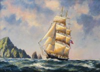 Monteiro.Charles W. Morgan Rounding Cape Horn