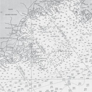 British Admiralty Chart 3272, North America-East Coast