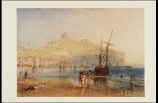 J .M. W. Turner, "Scarborough," c.1825, Watercolor and graphite on paper. Tate: Accepted by the nation as part of the Turner Bequest 1856 © Tate, London 2018