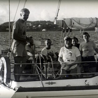 Crew of Puritan, 1986 Newport Bermuda Race