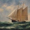 David Monteiro, Stormy Seas, Oil 12 x 16